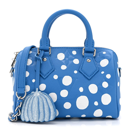 Louis Vuitton LV X YK Empreinte Speedy Bandouliere 20 Blue White 1 of 9