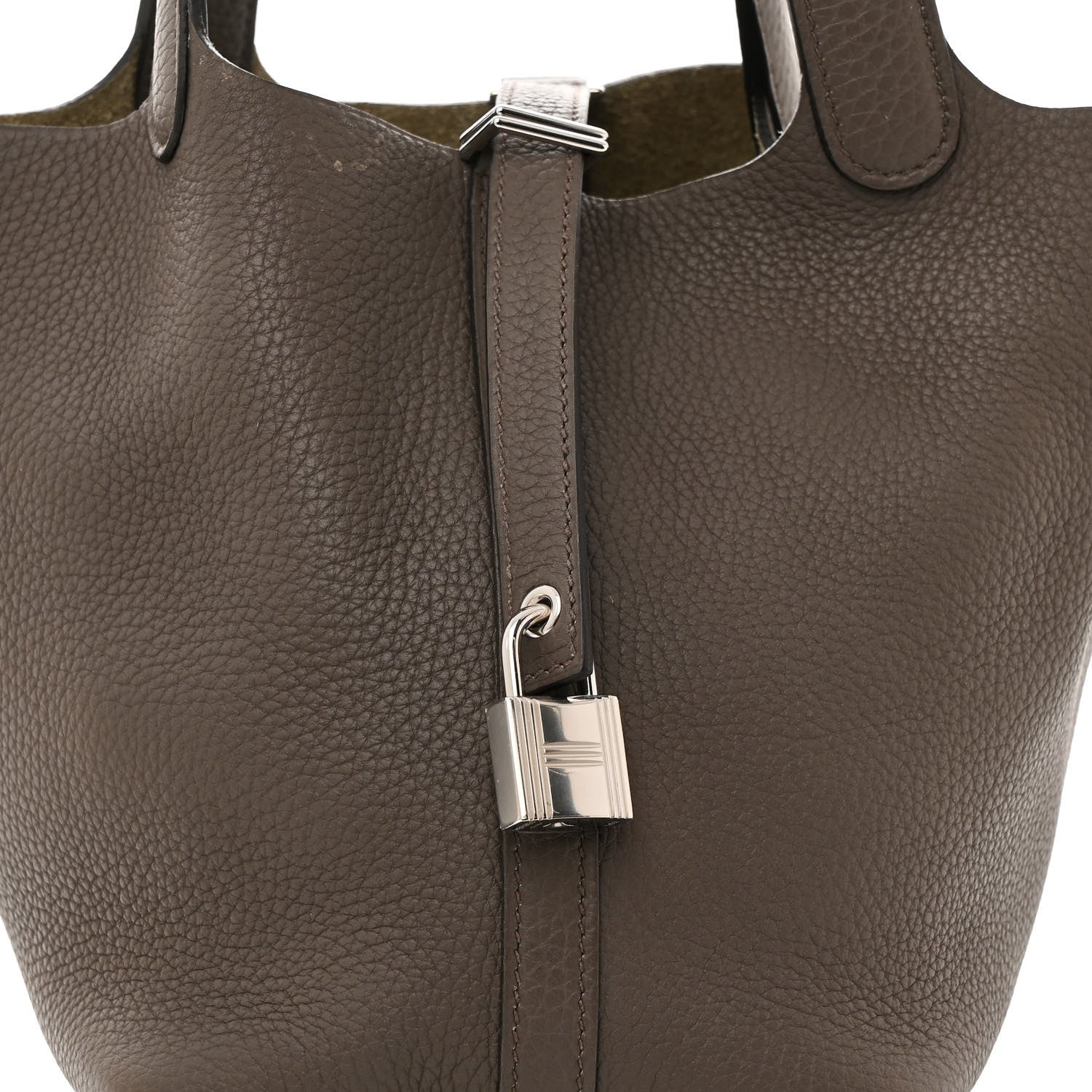 Hermes Taurillon Clemence Picotin Lock 18 PM Etain 7 of 10