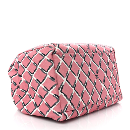 Chanel Canvas Printed Airline Drawstring Bag Pink 4 of 11