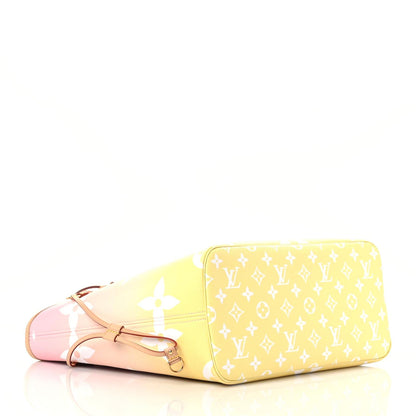 Louis Vuitton Monogram Giant By The Pool Neverfull MM Light Pink 4 of 10