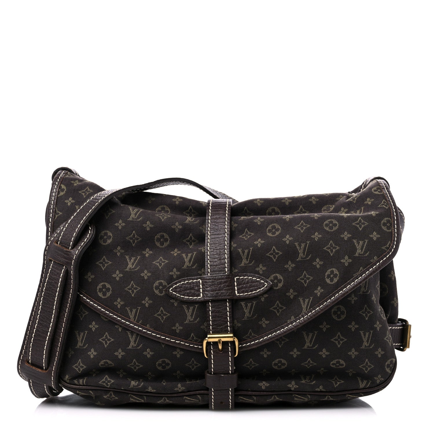 Louis Vuitton Monogram Mini Lin Saumur Ebene 1 of 11