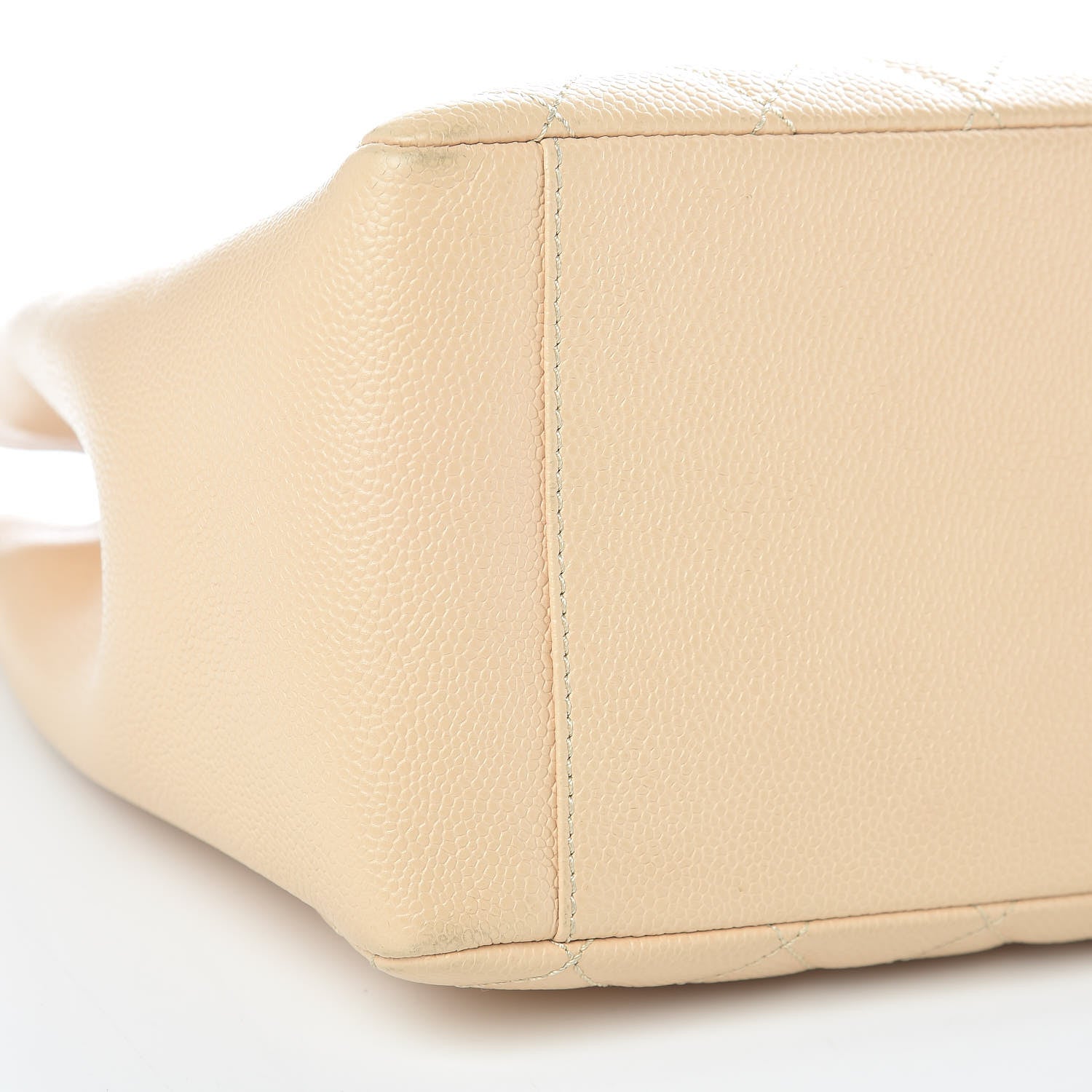 Chanel Caviar Quilted Grand Shopping Tote GST Beige Clair 21 of 23