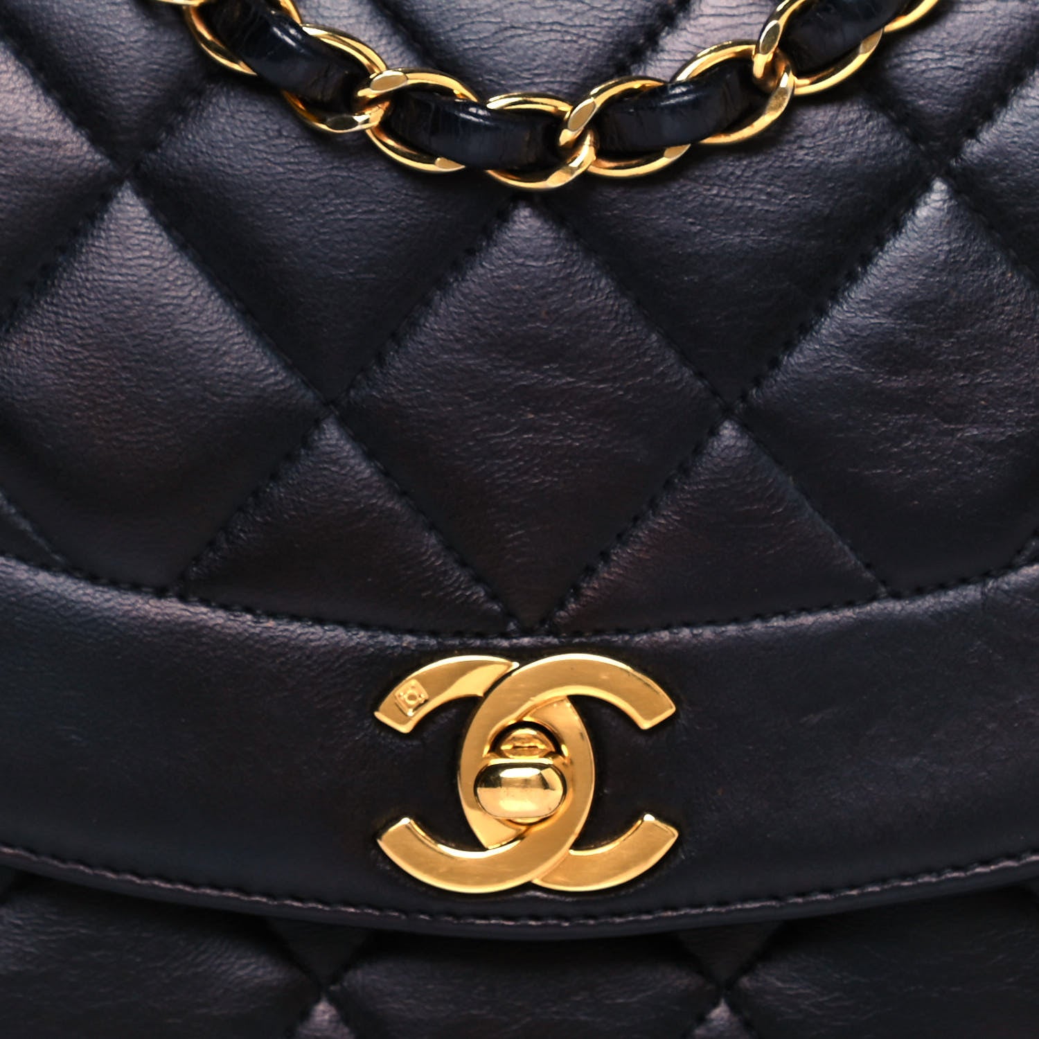 Chanel Lambskin Quilted Small Single Flap Black 7 of 11