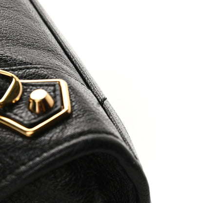 Balenciaga Chevre Gold Metallic Edge Hardware City Black 10 of 10