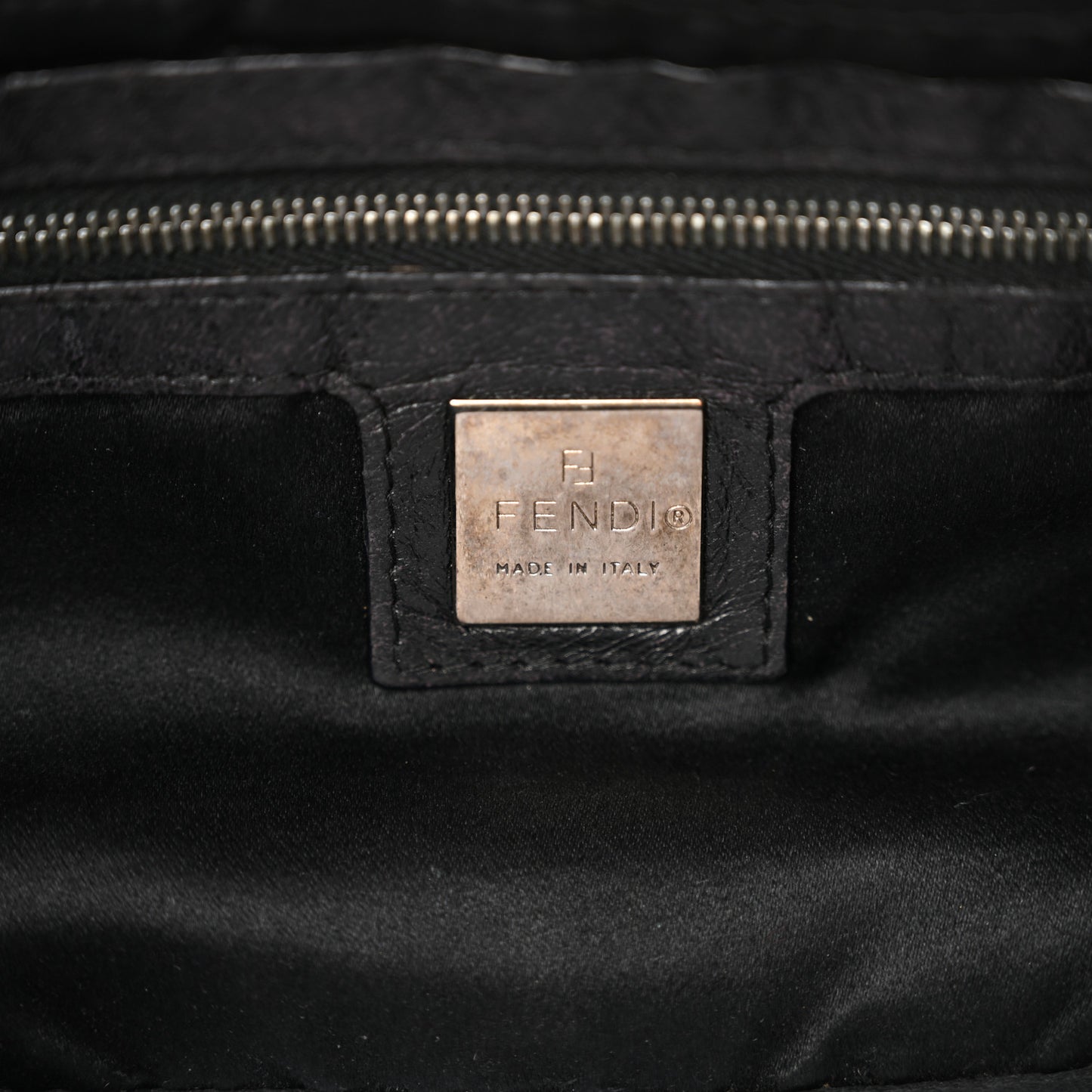 Calfskin Baguette Black