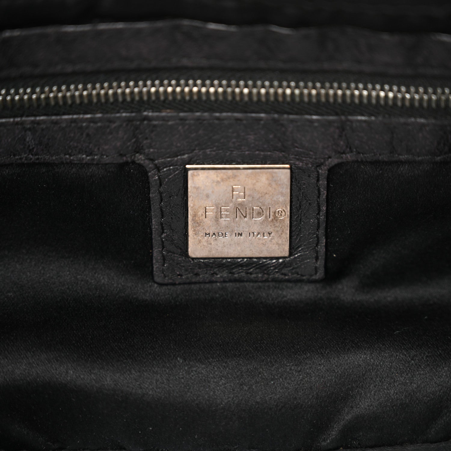Fendi Calfskin Baguette Black 6 of 14