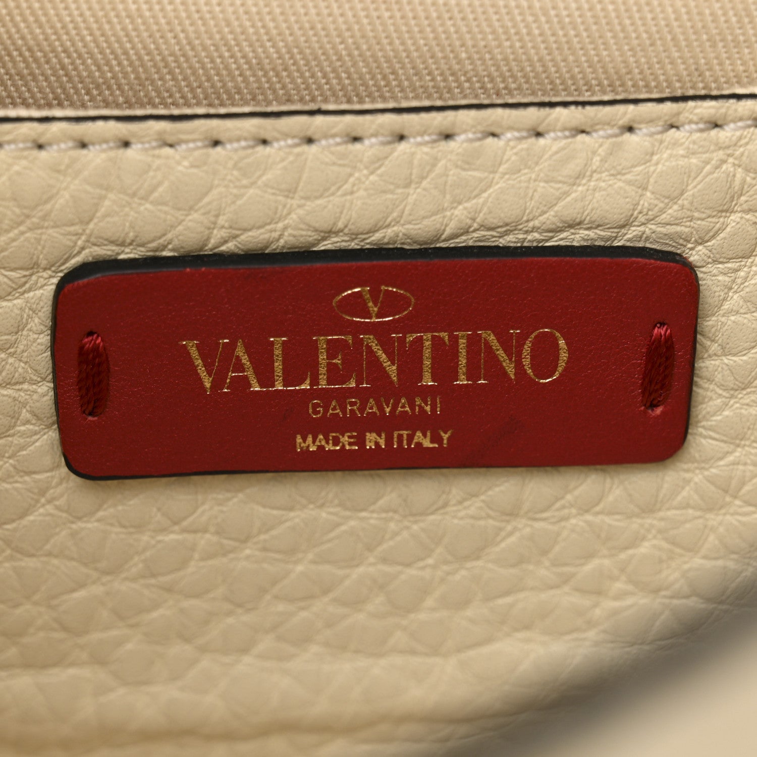 Valentino Garavani Pebbled Calfskin Small Joylock Satchel Ivory 6 of 10