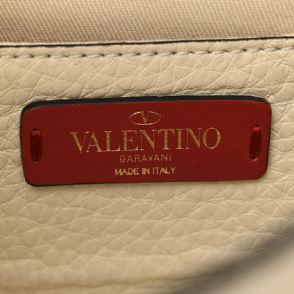 Valentino Garavani Pebbled Calfskin Small Joylock Satchel Ivory 6 of 10