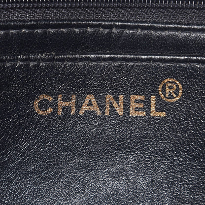 Chanel Lambskin Quilted Bekko Jumbo Single Flap Black 10 of 30