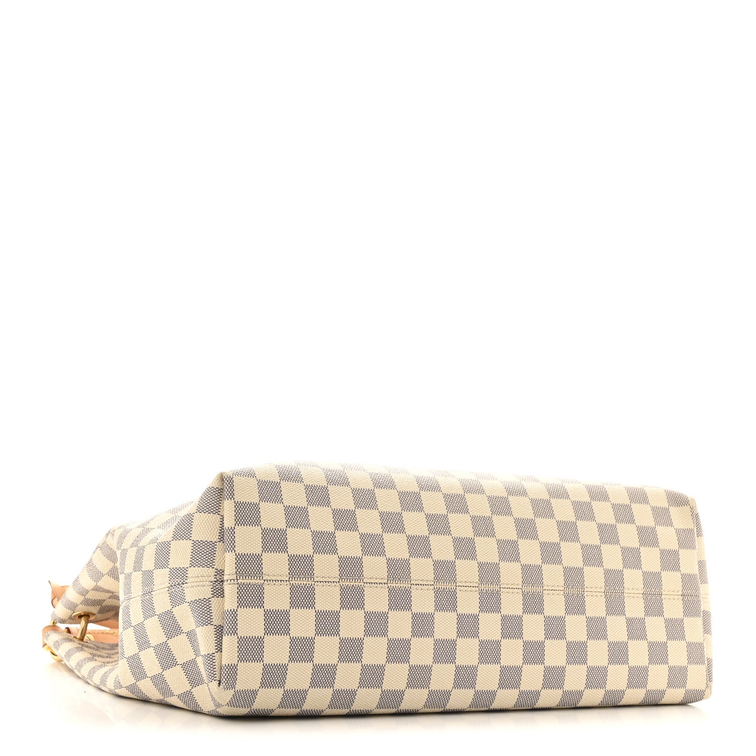 Louis Vuitton Damier Azur Graceful MM Rose Ballerine 4 of 15
