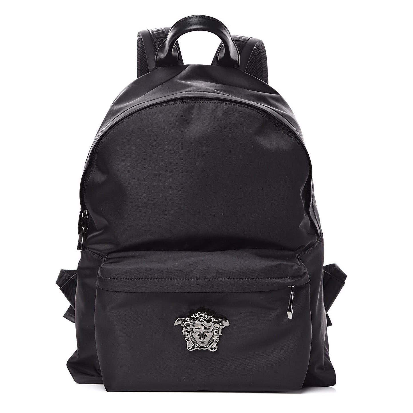 Nylon Palazzo Medusa Backpack Black