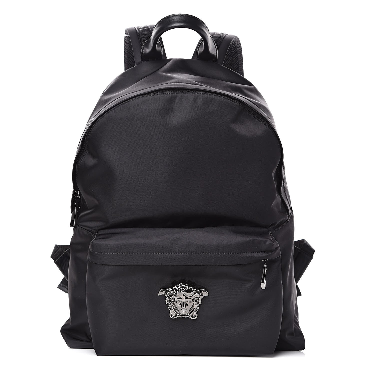 Versace Nylon Palazzo Medusa Backpack Black 1 of 8
