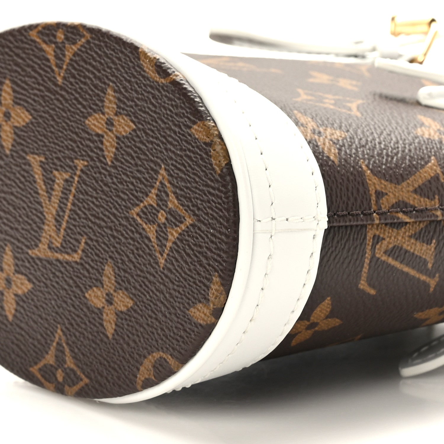 Louis Vuitton Monogram LV Match Nano Bucket Bag White 10 of 10