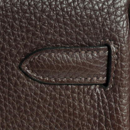 Hermes Togo Kelly Retourne 35 Chocolate 7 of 27