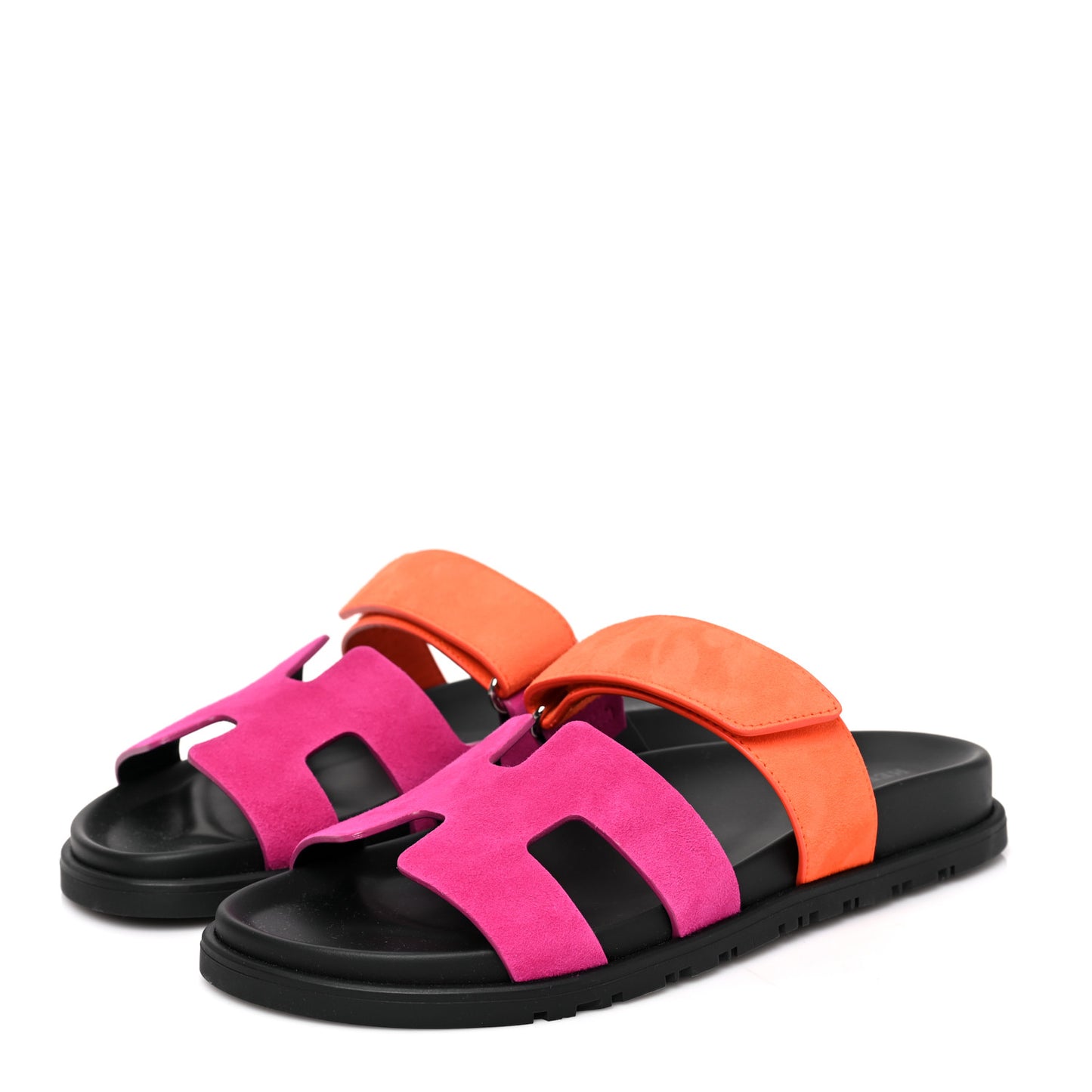 Suede Goatskin Womens Chypre Sandals 37 Rose Chapas Orange Synthetique 37