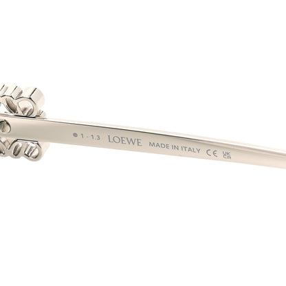 Loewe Metal Spoiler Aviator Oversized Sunglasses LW40111U Gold Silver 6 of 7