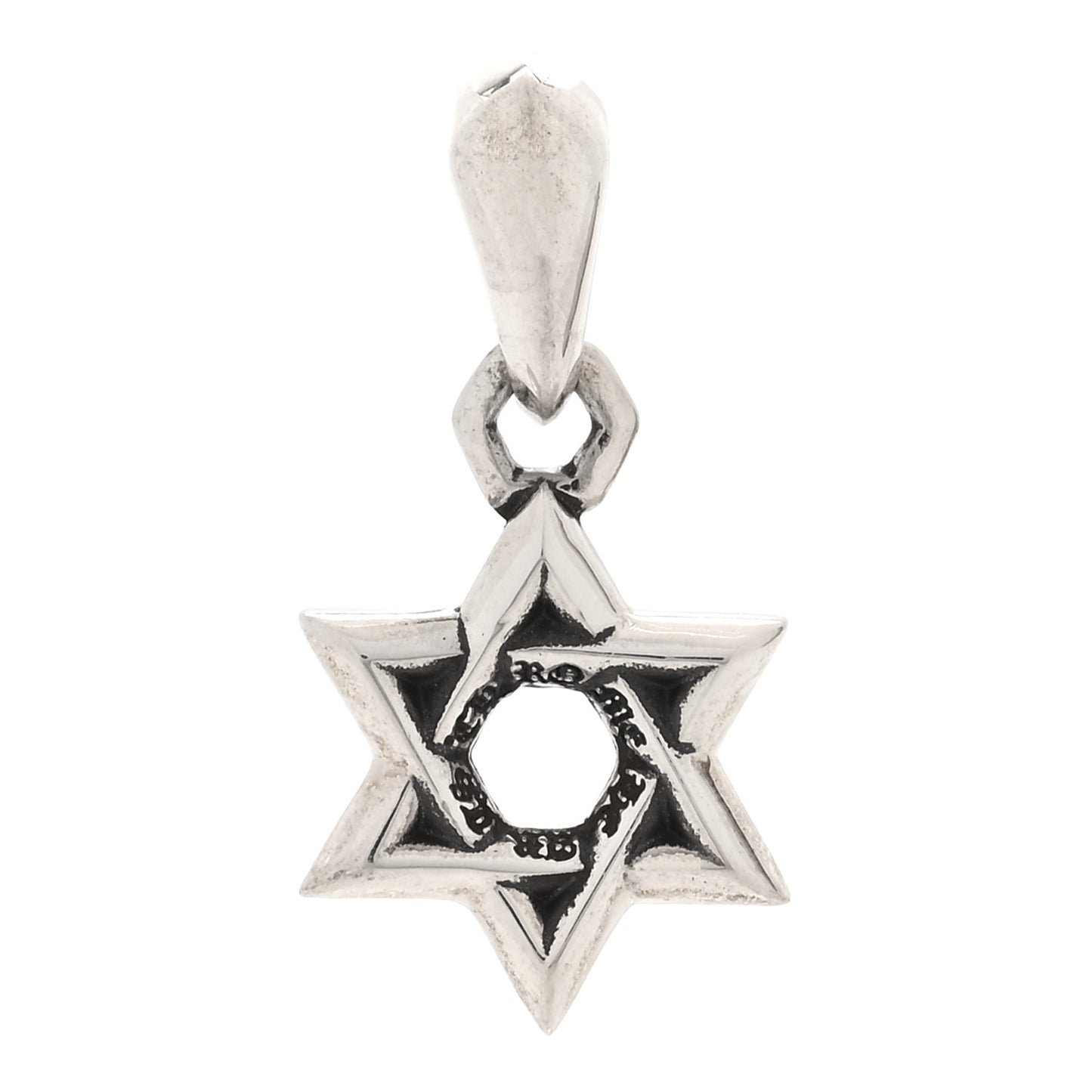 Sterling Silver Small Star of David Pendant