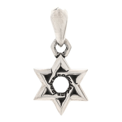 Chrome Hearts Sterling Silver Small Star of David Pendant 1 of 3