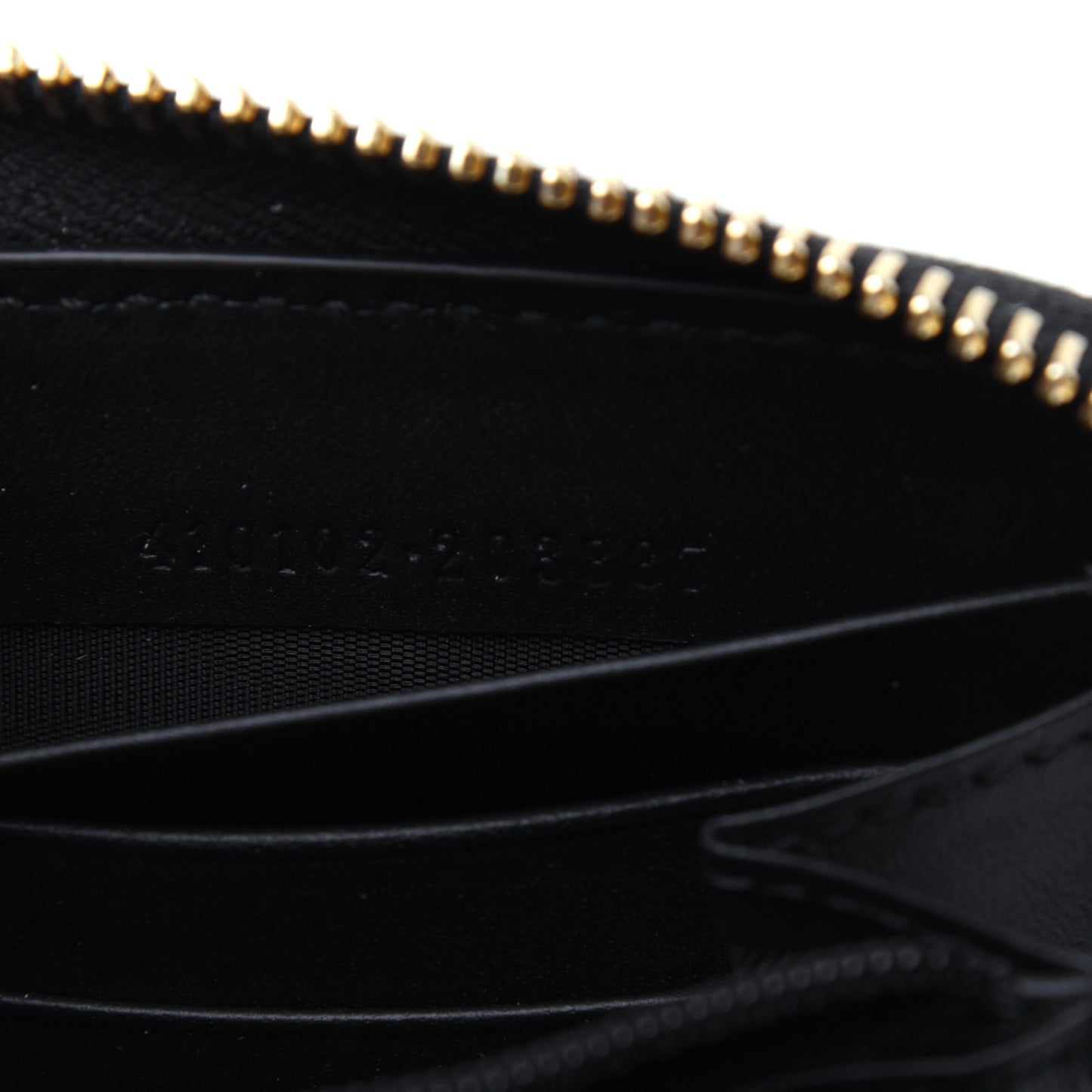GG Supreme Monogram Bees Zip Around Wallet