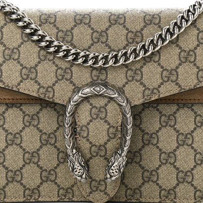 Gucci GG Supreme Monogram Small Dionysus Shoulder Bag Taupe 8 of 11