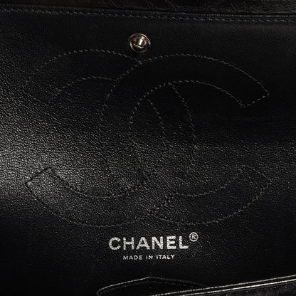 Chanel Glazed Calfskin 2.55 Reissue Flap 226 Black 7 of 9