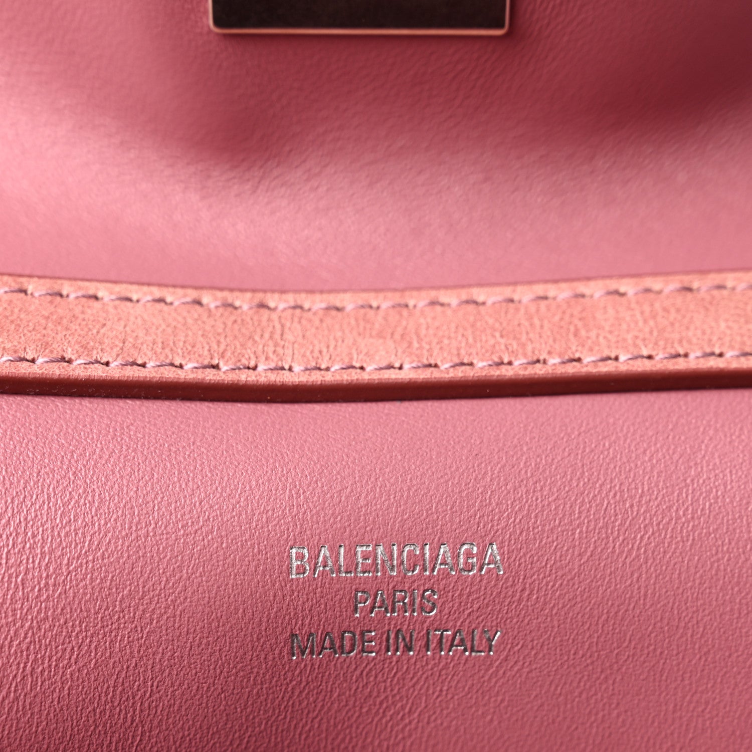 Balenciaga Vegetable Tanned Lambskin Mini Rodeo Top Handle Handbag Rose Quartz 6 of 13