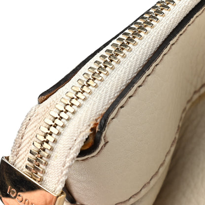 Gucci Pebbled Calfskin Large Soho Top Handle Bag Off White 11 of 12