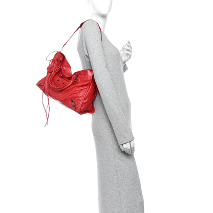 Balenciaga Agneau Classic Hardware City Rouge Coquelicot 2 of 10