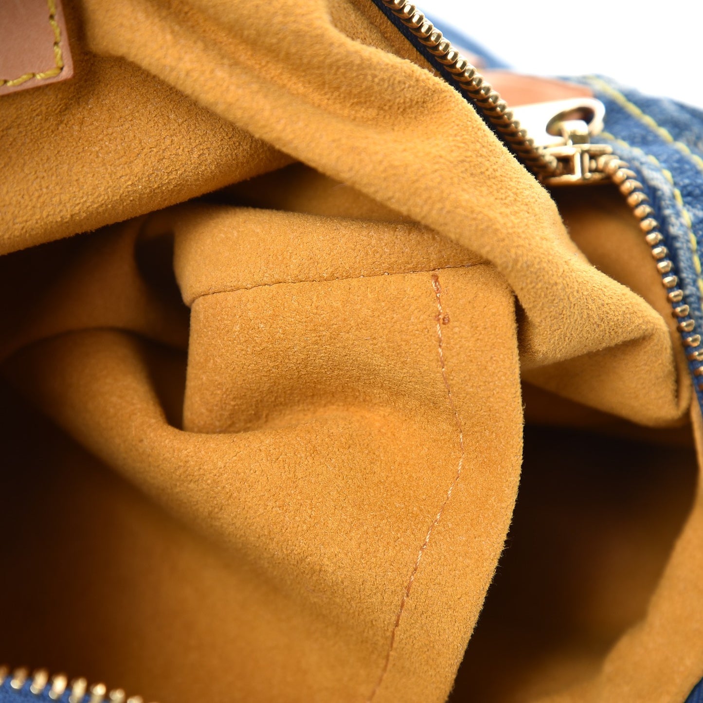 Monogram Denim Baggy PM Blue