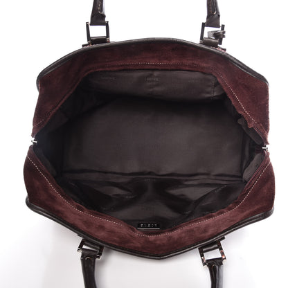 Loewe Suede Amazona 36 Burgundy 5 of 21
