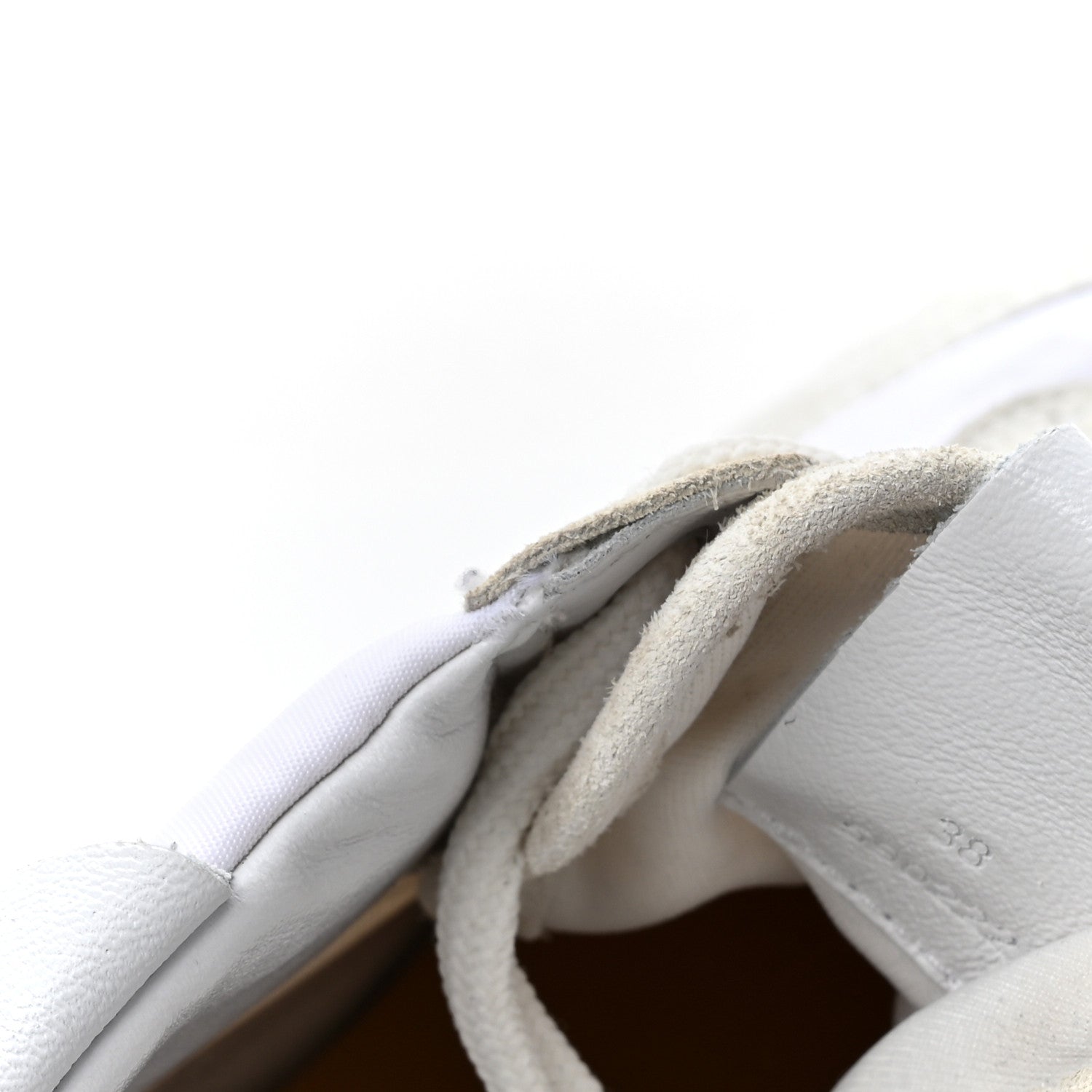 Loewe Nylon Suede Flow Runner High Top Sneakers 38 White 11 of 15