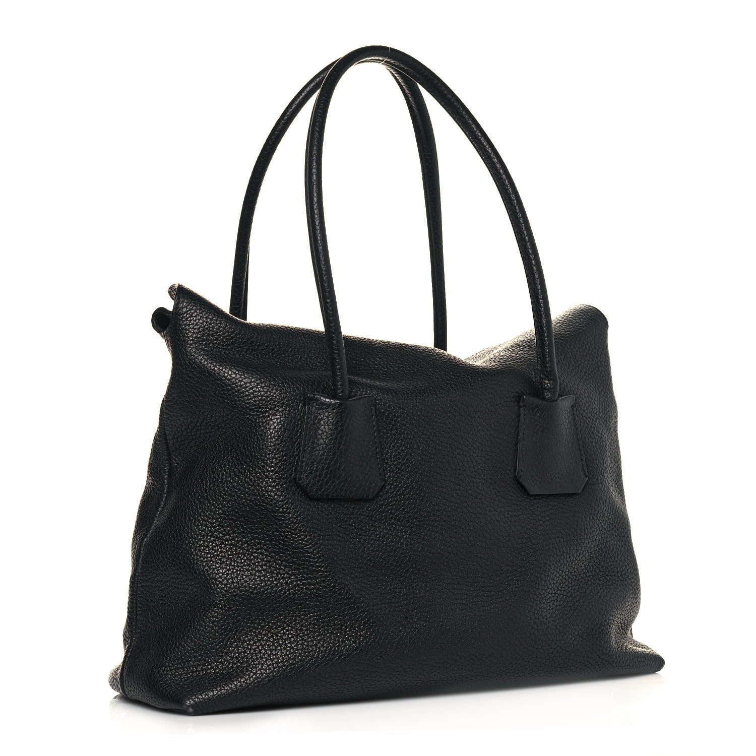 Burberry London Grainy Calfskin Medium Baynard Tote Black 2 of 13
