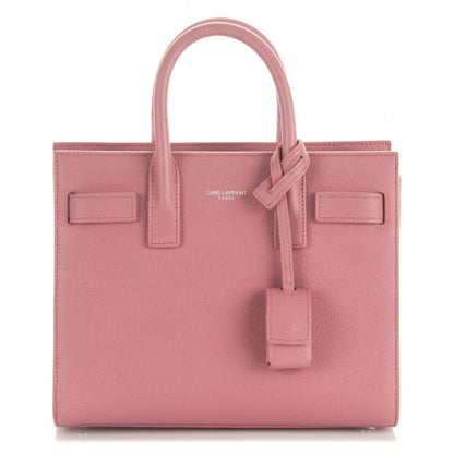Saint Laurent Calfskin Nano Sac De Jour Rose Dark 1 of 6