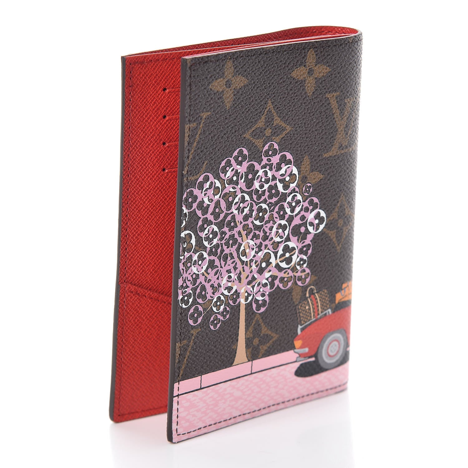 Louis Vuitton Monogram 2019 Christmas Animation Passport Cover Rouge 3 of 8