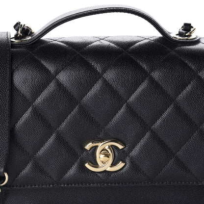 Chanel Caviar Quilted Medium Business Affinity Flap Black 10 of 11
