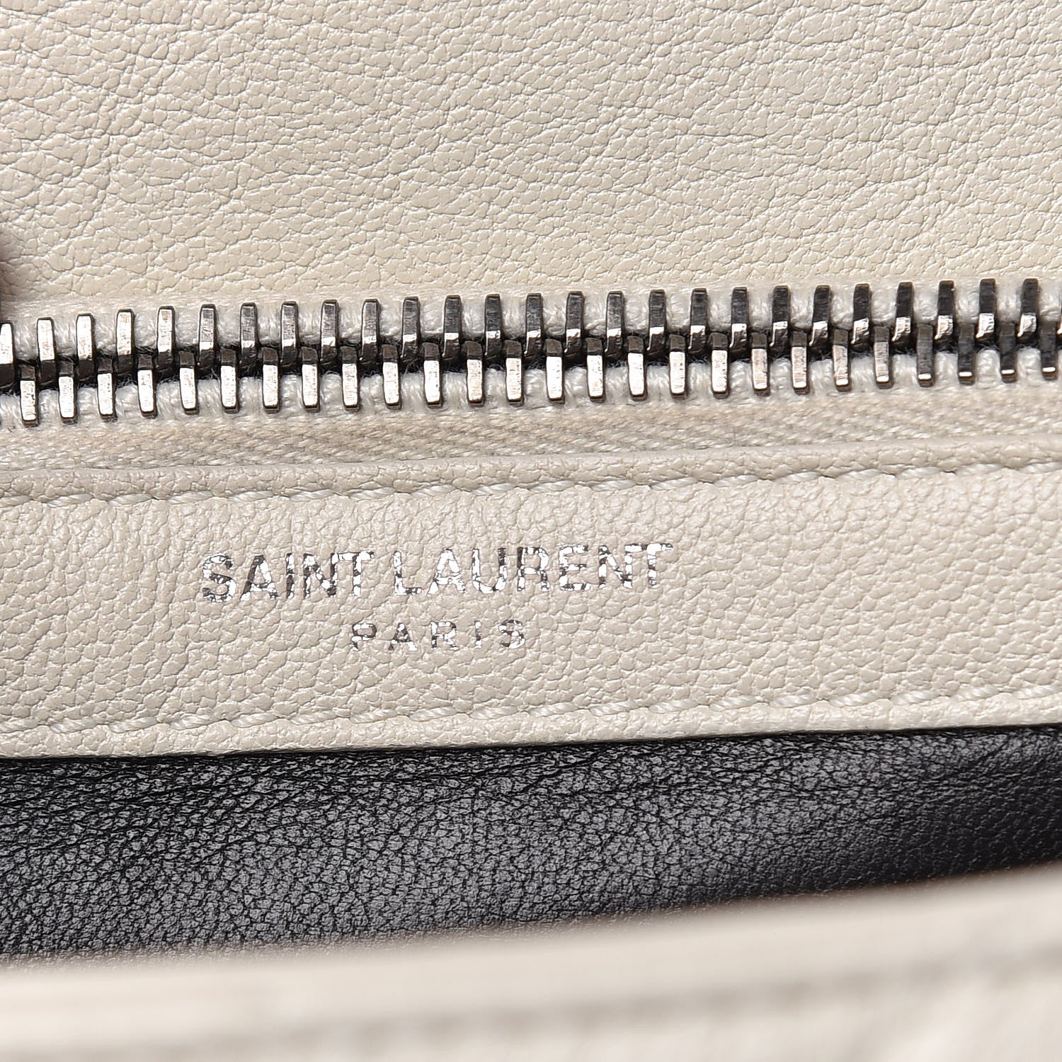 Saint Laurent Sheepskin Matelasse Chevron Monogram Medium College Bag Dove White 8 of 17