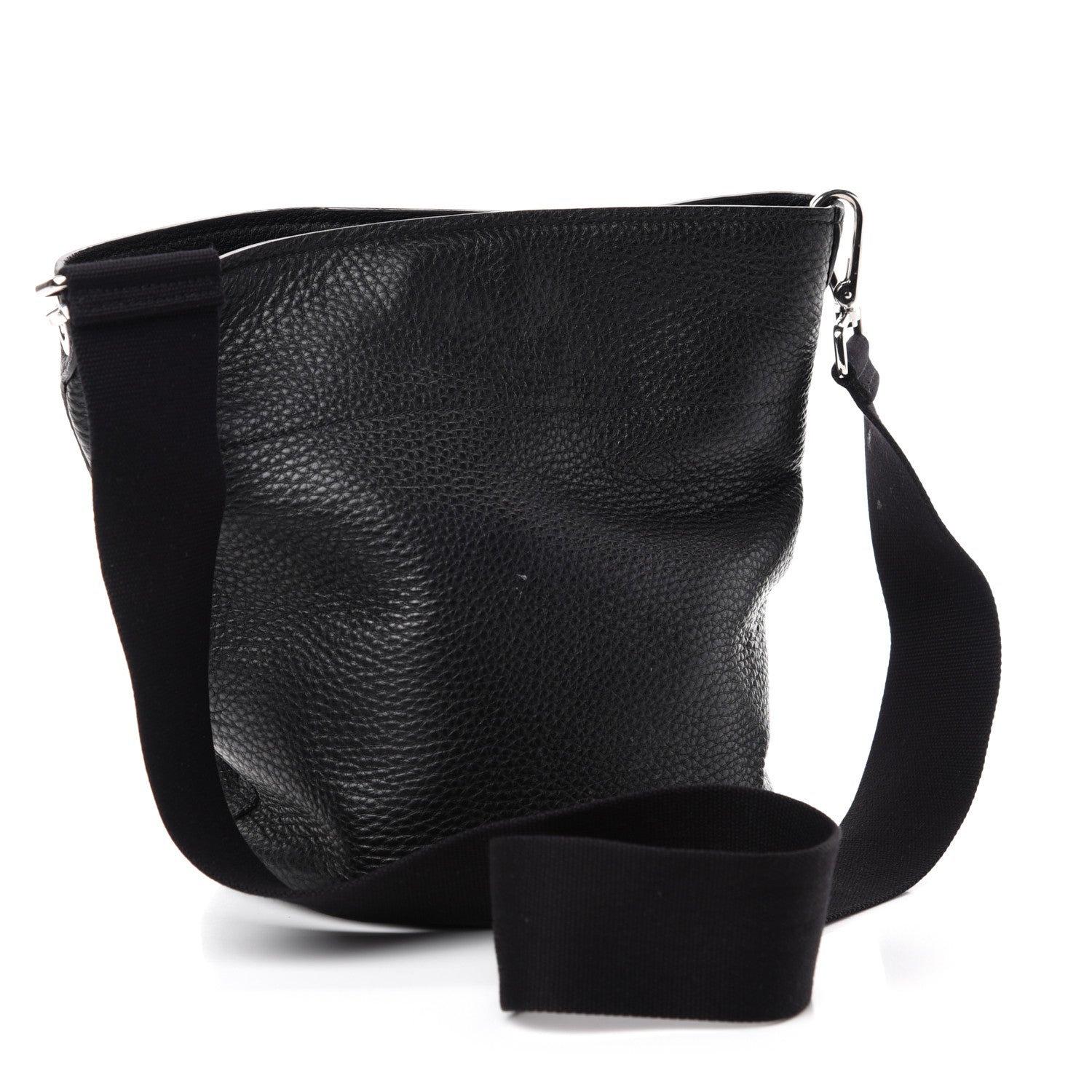 Prada Vitello Daino Bucket Bag Black 3 of 9