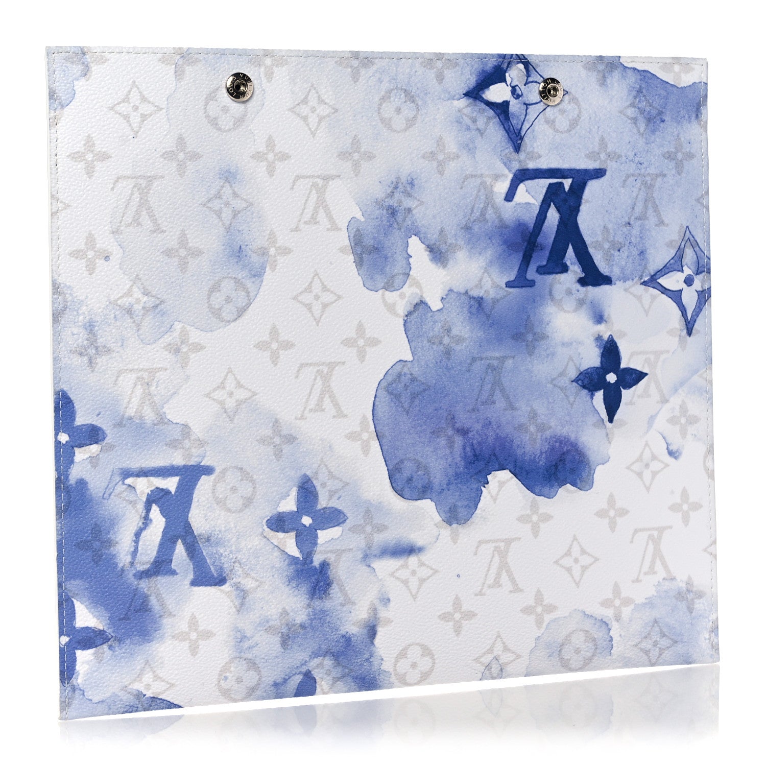 Louis Vuitton Monogram Watercolor New Tote Pochette Blue 3 of 8