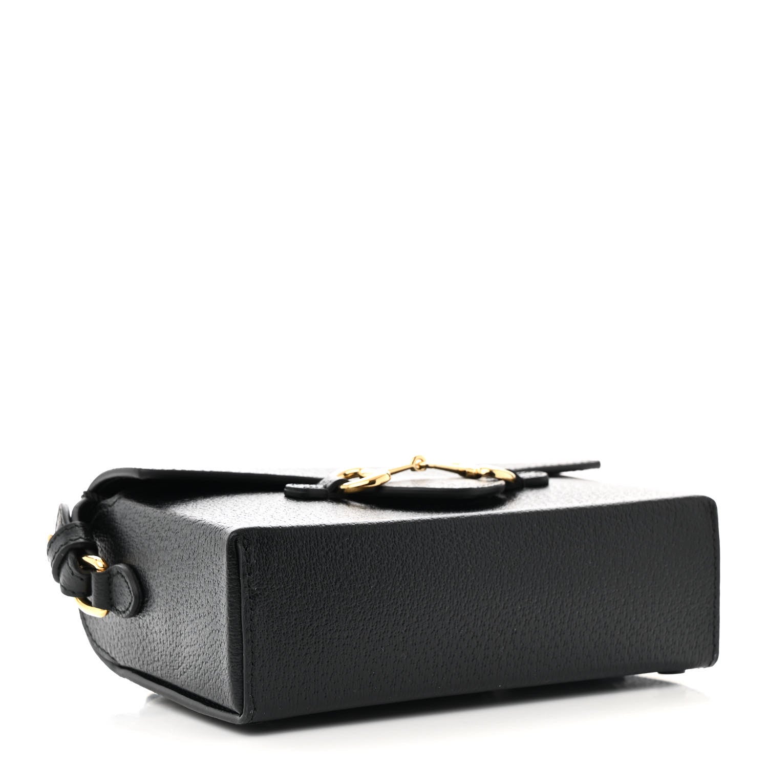 Gucci Calfskin Horsebit 1955 Shoulder Bag Black 4 of 11
