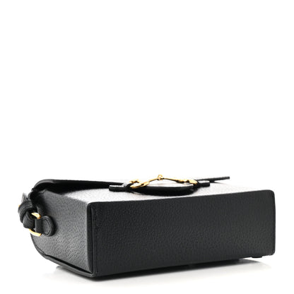 Gucci Calfskin Horsebit 1955 Shoulder Bag Black 4 of 11