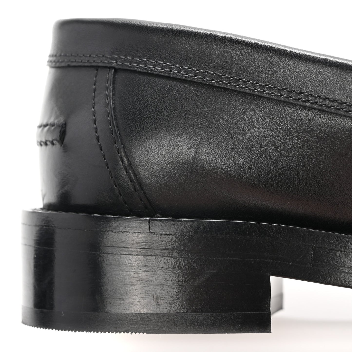 Calfskin Womens Hot Loafer 36 Black