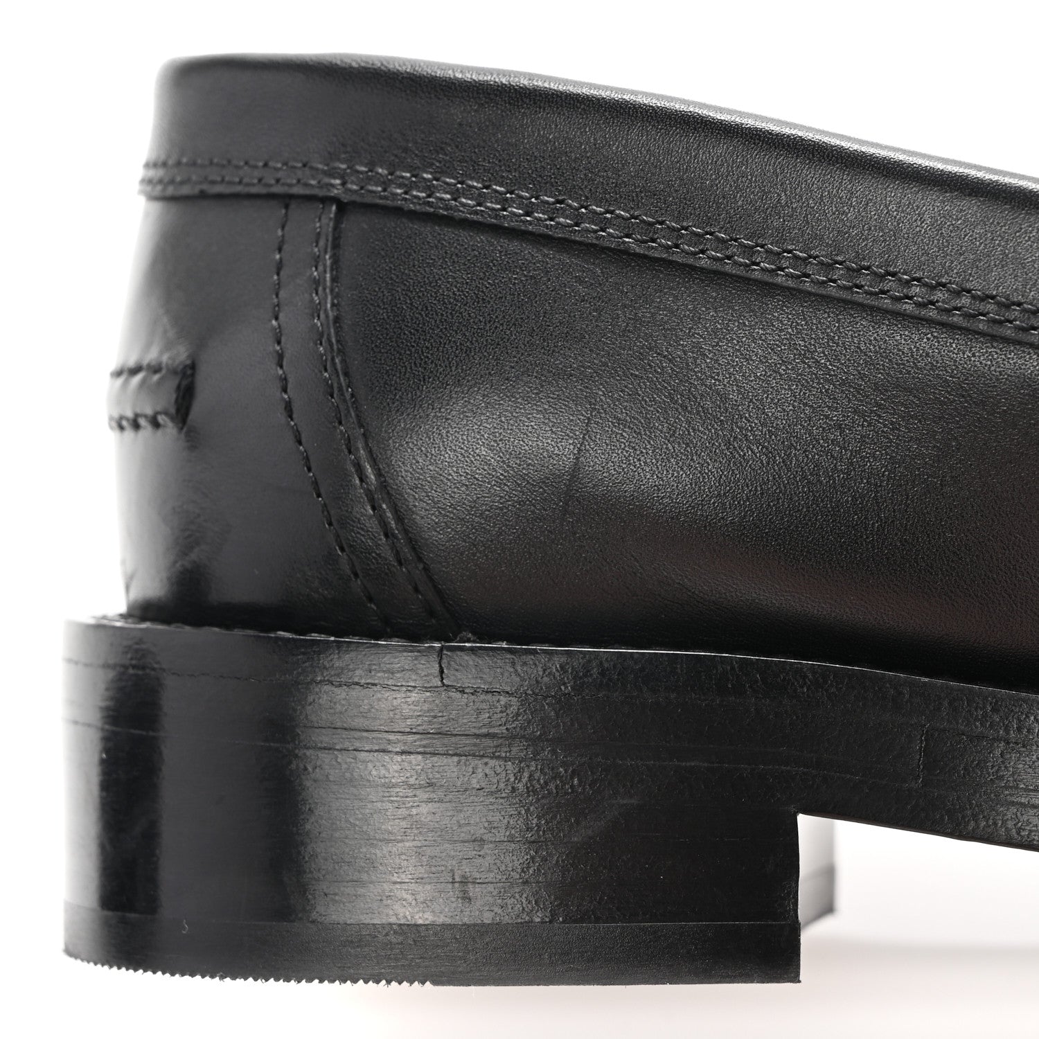 Hermes Calfskin Womens Hot Loafer 36 Black 11 of 11