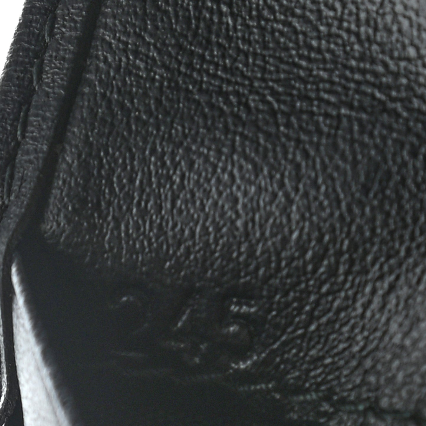 Goatskin Madras Cat Compact Wallet Black