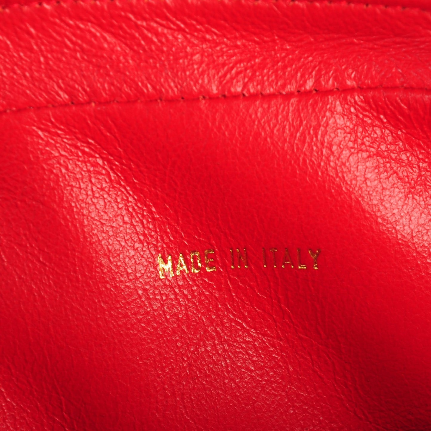 Caviar Quilted Camera Case Red