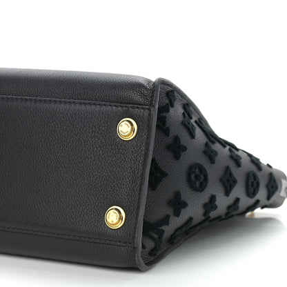 Louis Vuitton Calfskin Monogram Tufting On My Side Black 9 of 9