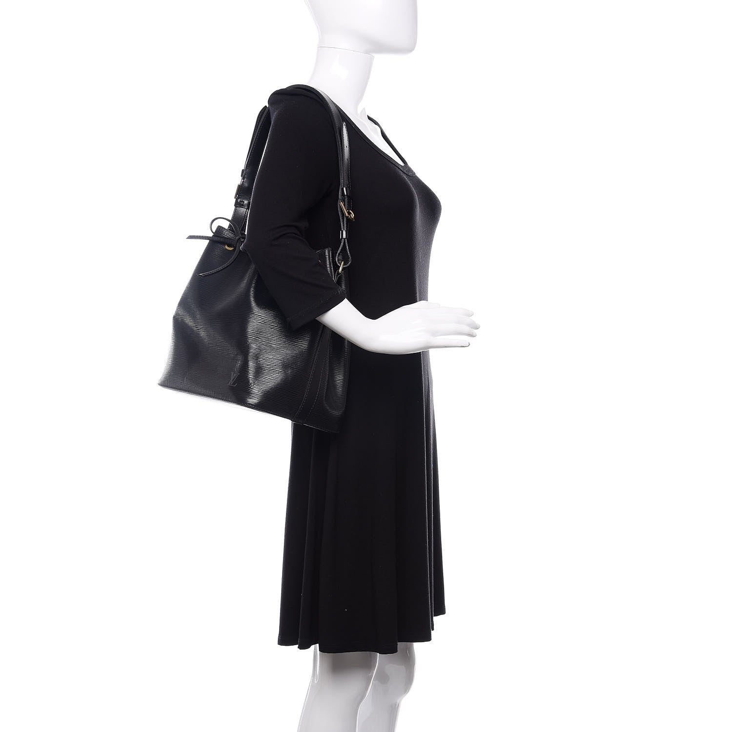 Louis Vuitton Epi Petit Noe Black 2 of 9