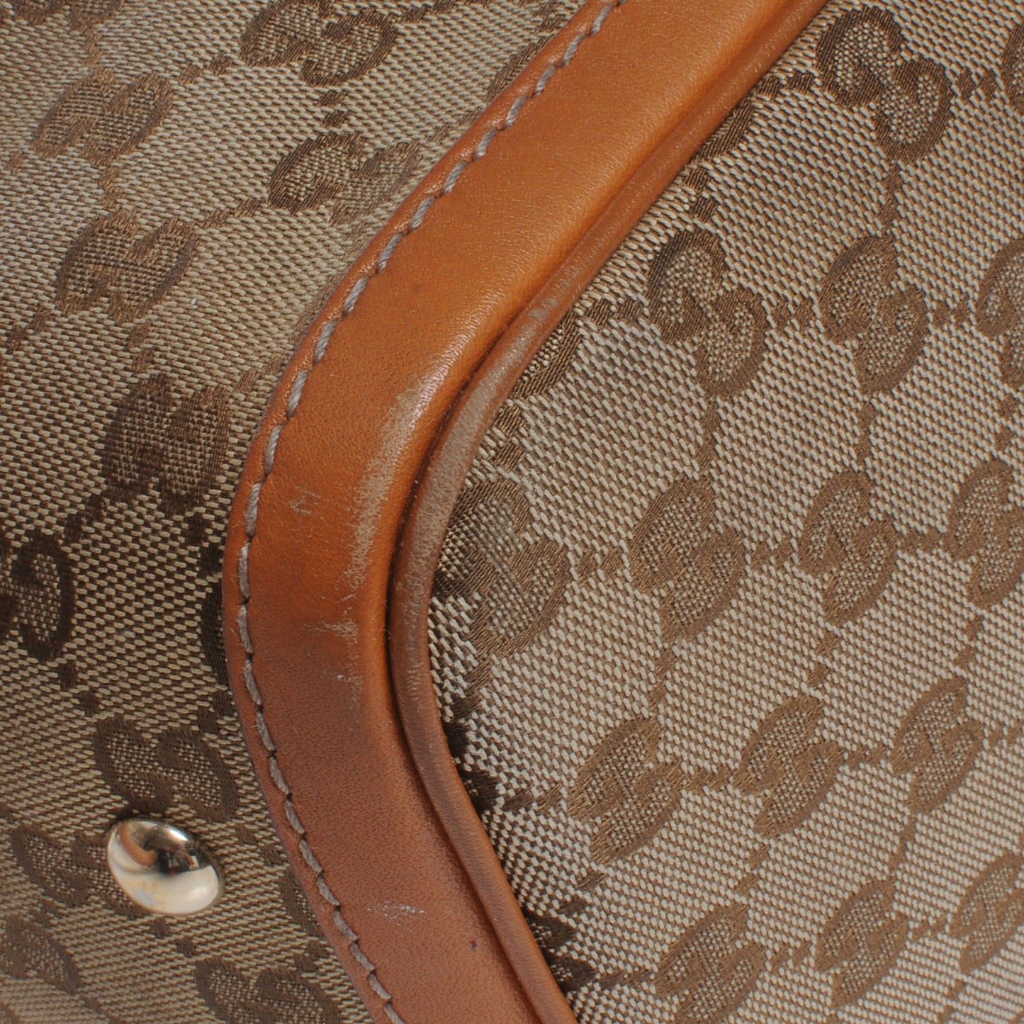 Monogram Vintage Web Medium Boston Tan