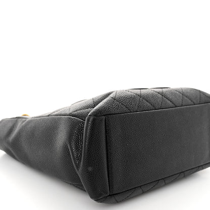 Chanel Caviar Quilted Petit Shopping Tote PST Black 9 of 10