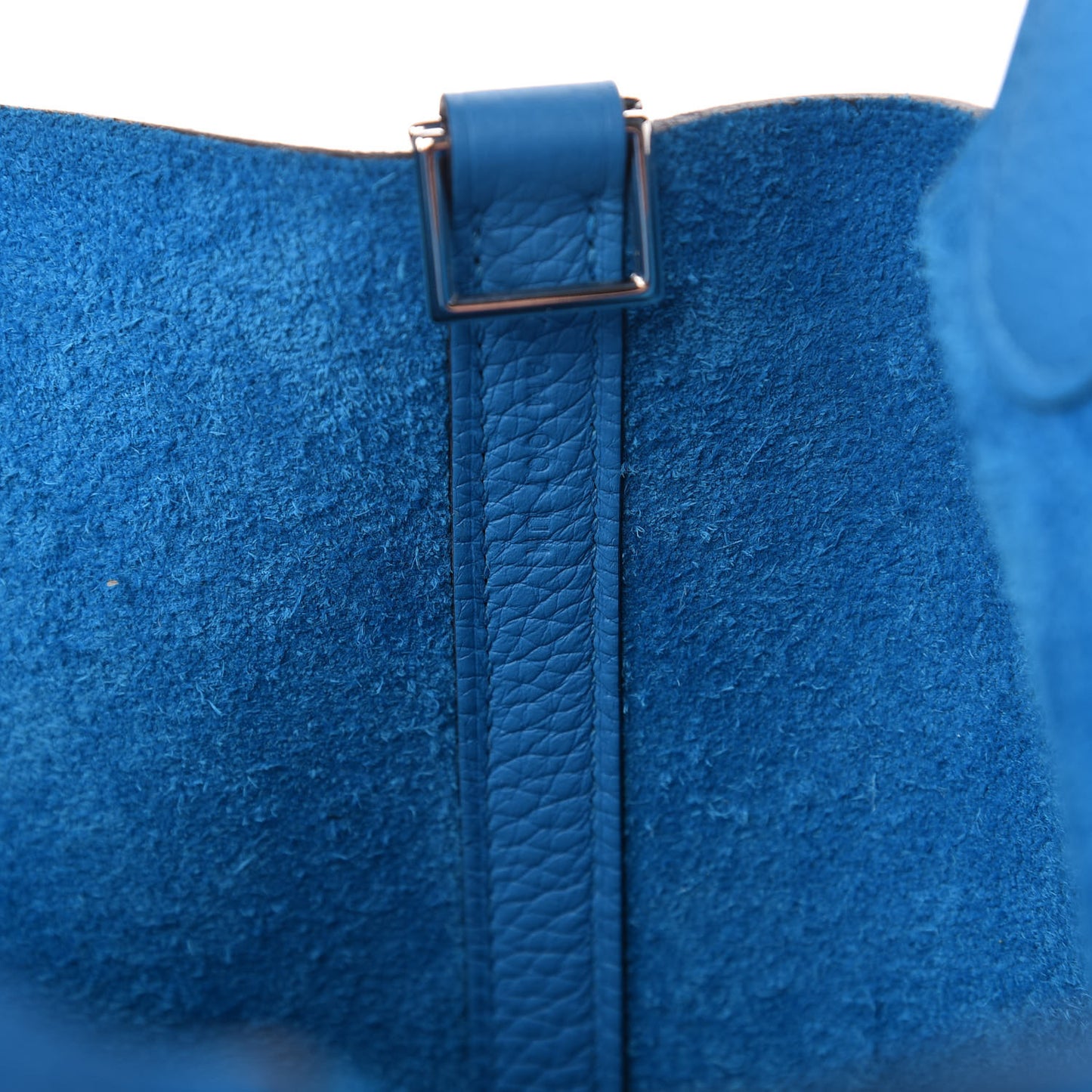 Taurillon Clemence Picotin Lock 22 MM Bleu Frida