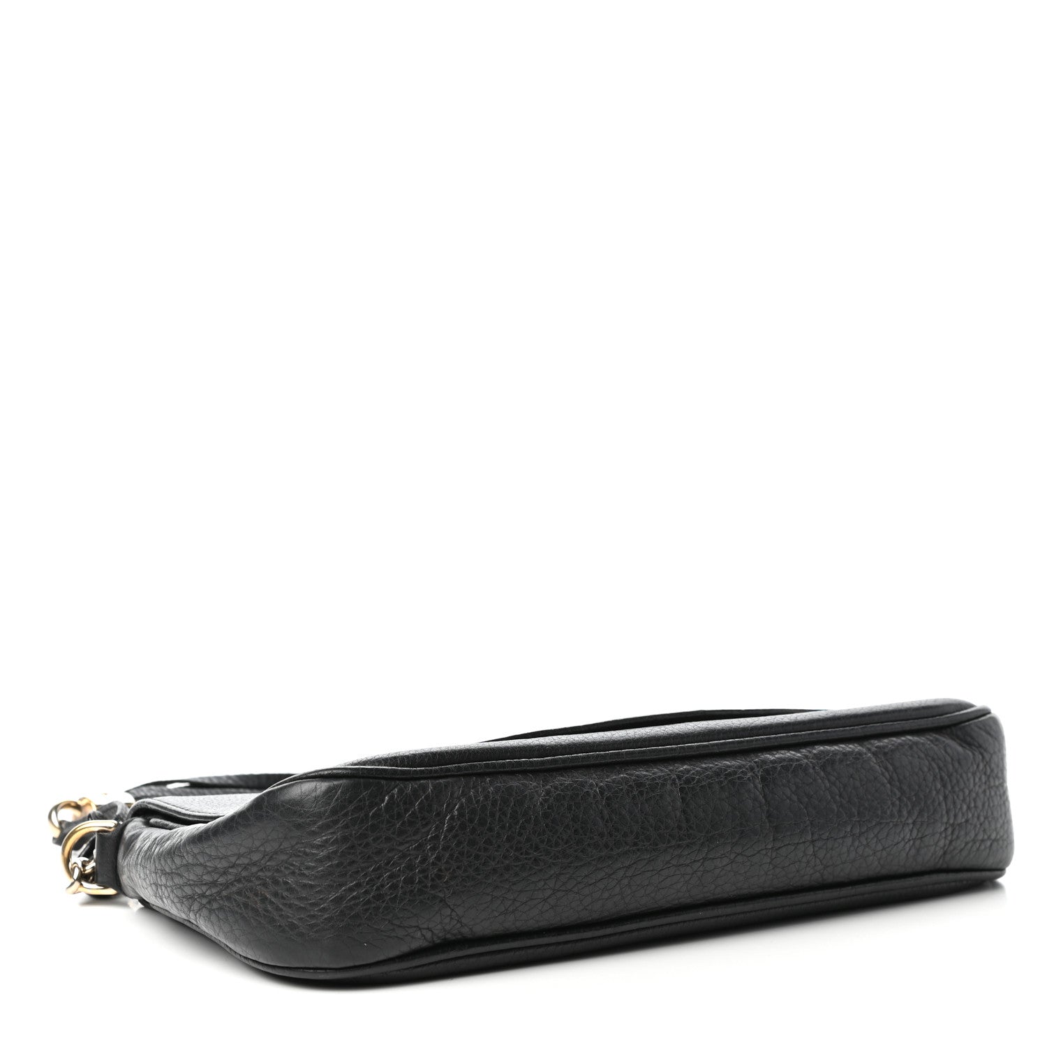 Gucci Pebbled Calfskin Medium Soho Flap Crossbody Black 4 of 9
